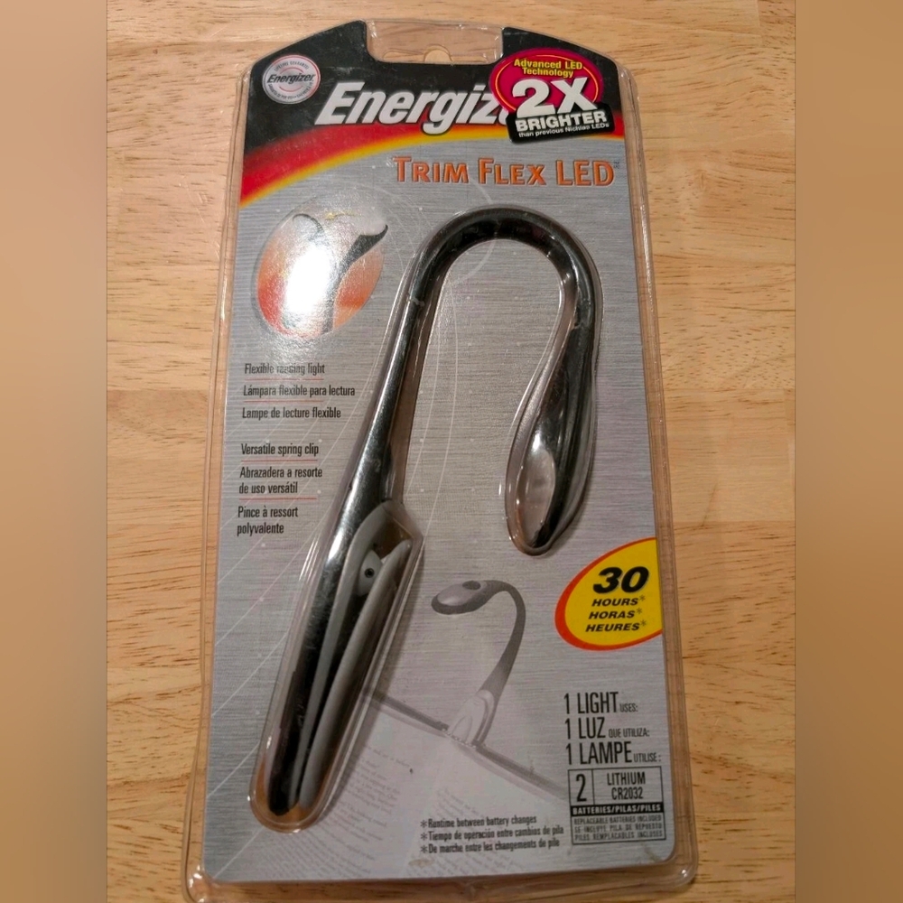 Energizer Flex LED Reading Light - Silver